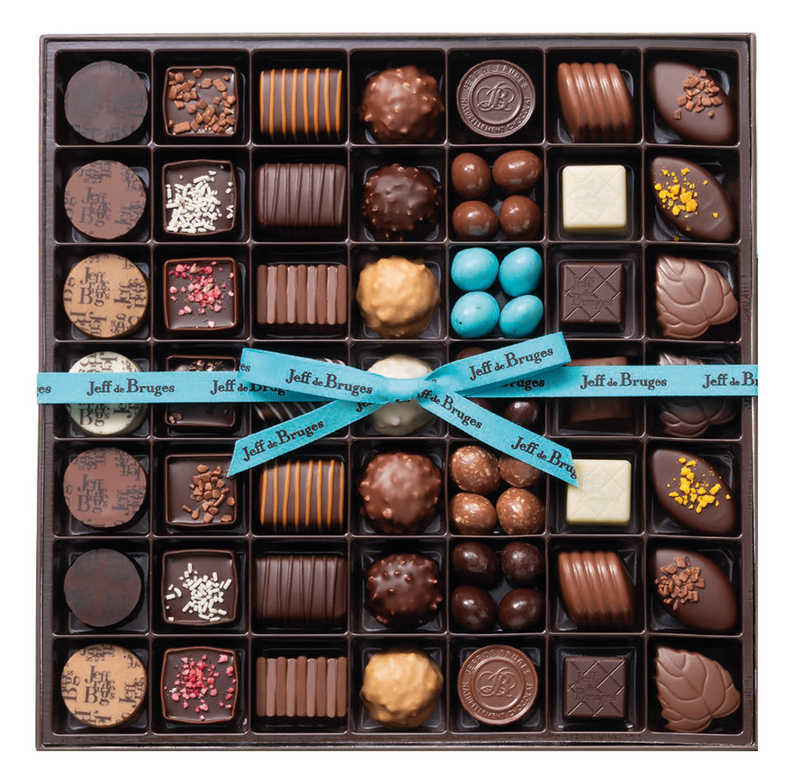 Caja de chocolates y almendras gourmandes 600 g