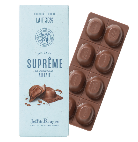 Tableta Nº13 chocolate con leche 36% de cacao fondant suprême