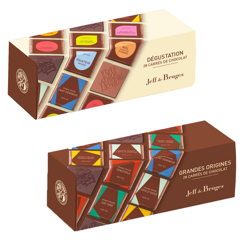 Estuche de Cuadraditos de Chocolate