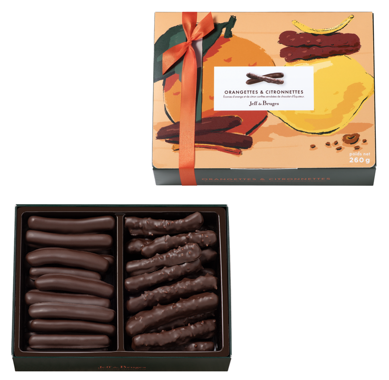 Caja de orangettes y citronnettes