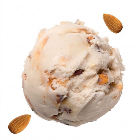 Helado de praliné de almendra
