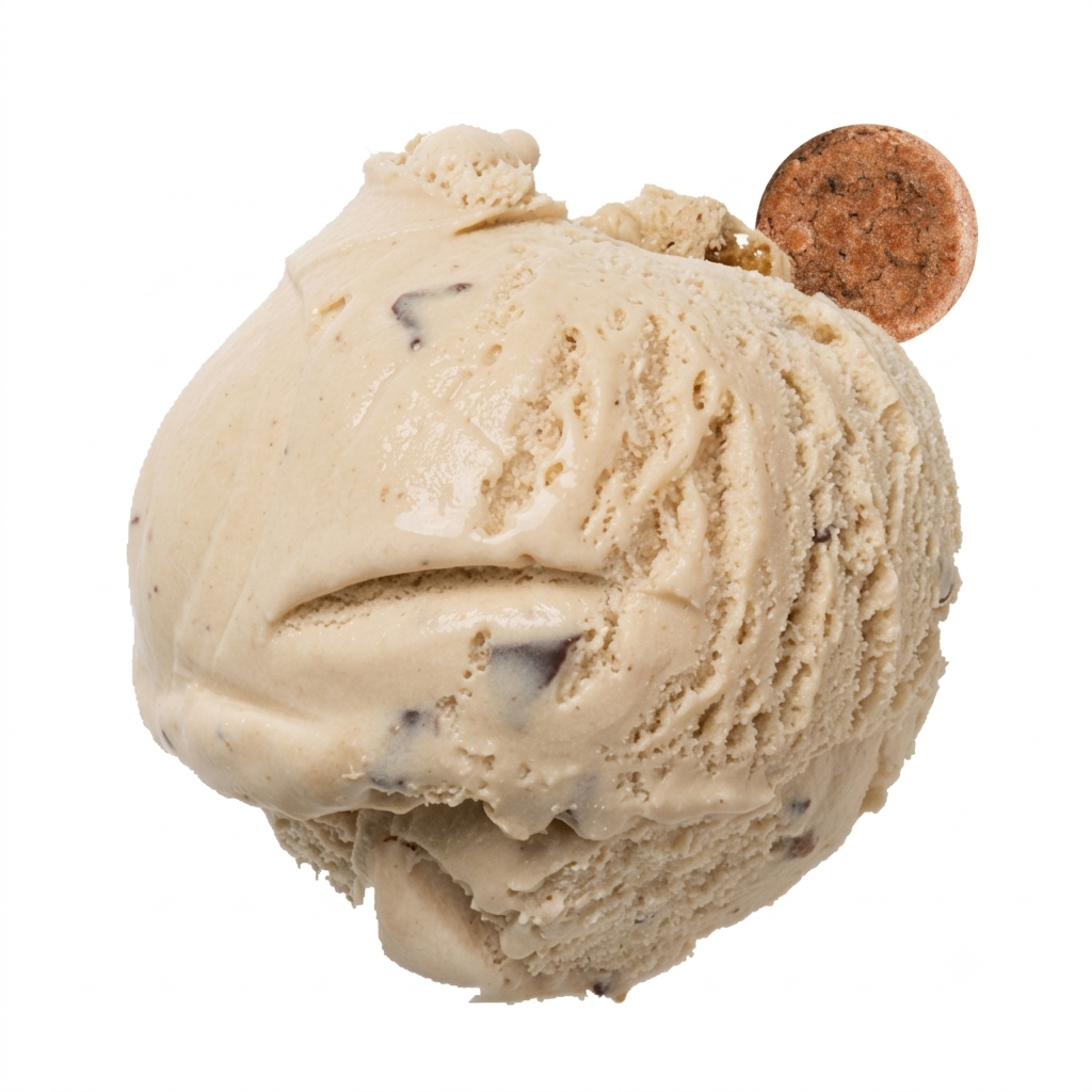 Helado de speculoos y chocolate negro