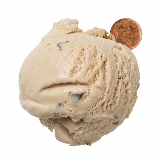Helado de speculoos y chocolate negro